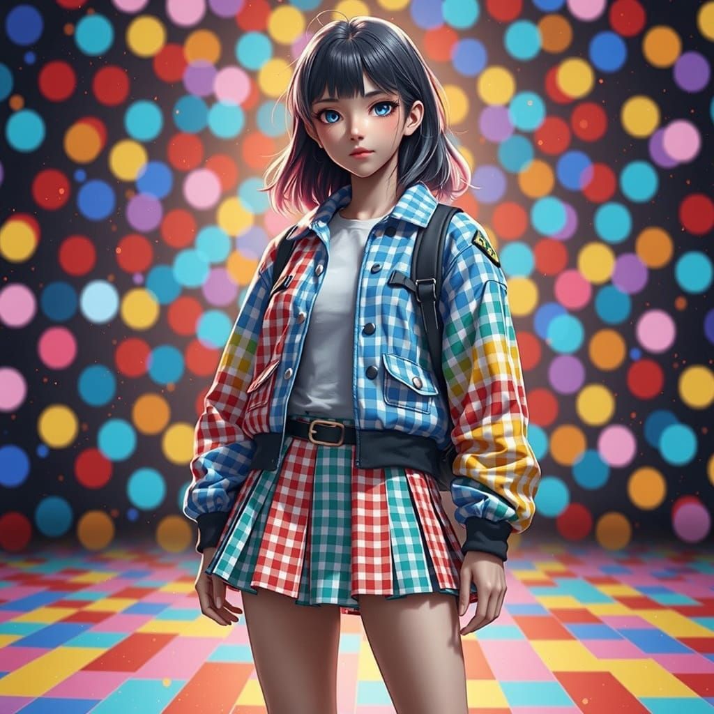 gingham print