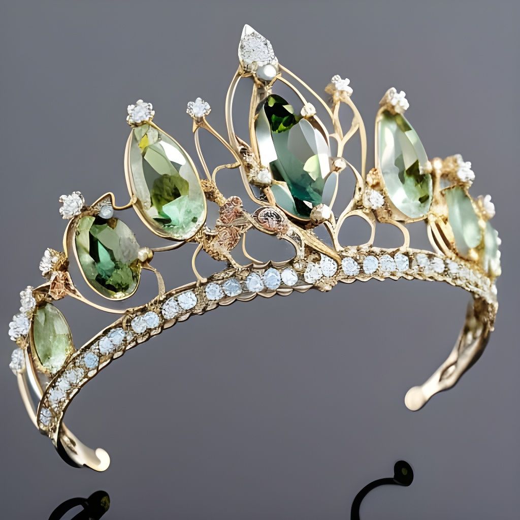 Sunken Treasure: Art Nouveau Kunzite Tiara