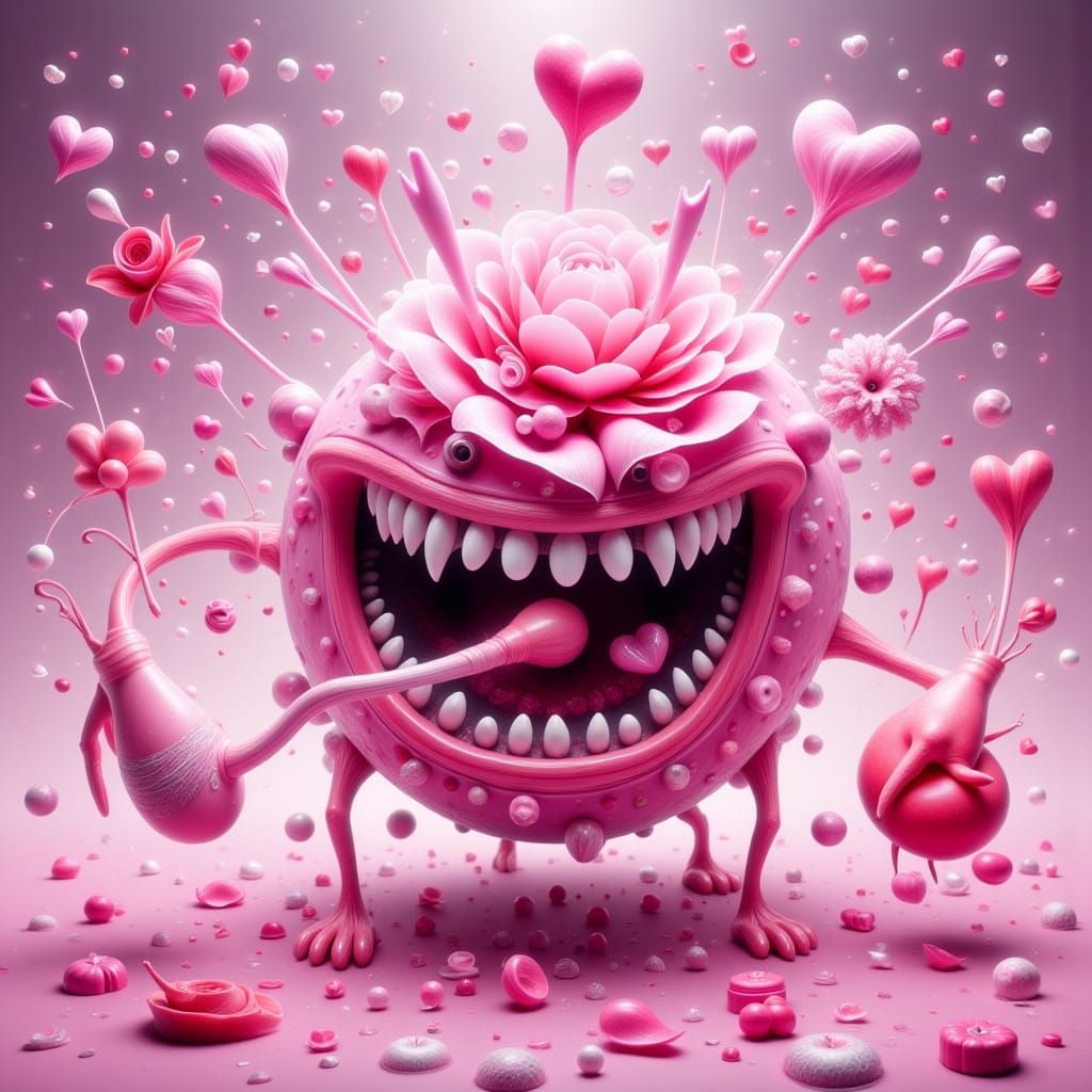 Valentine's Day Roblox Blocksfruit Venom Fruit Digital Art