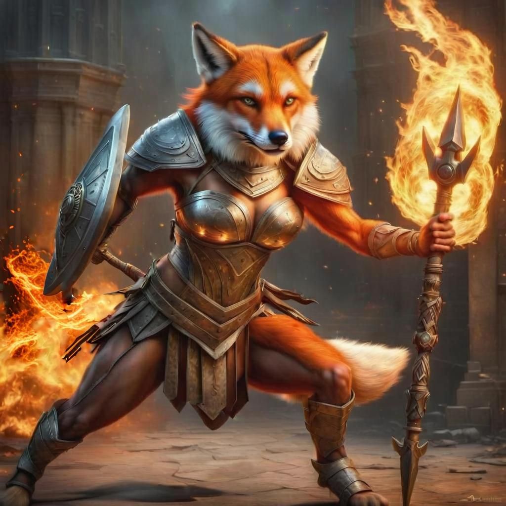 Action-Packed Feminine Sensuality in Hyperrealistic Style