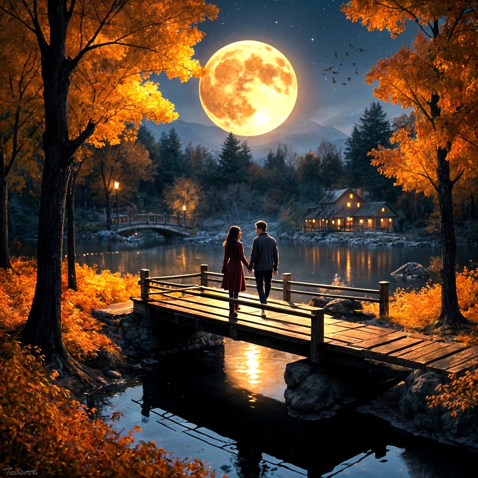 Romantic Autumn Date Night in the Park