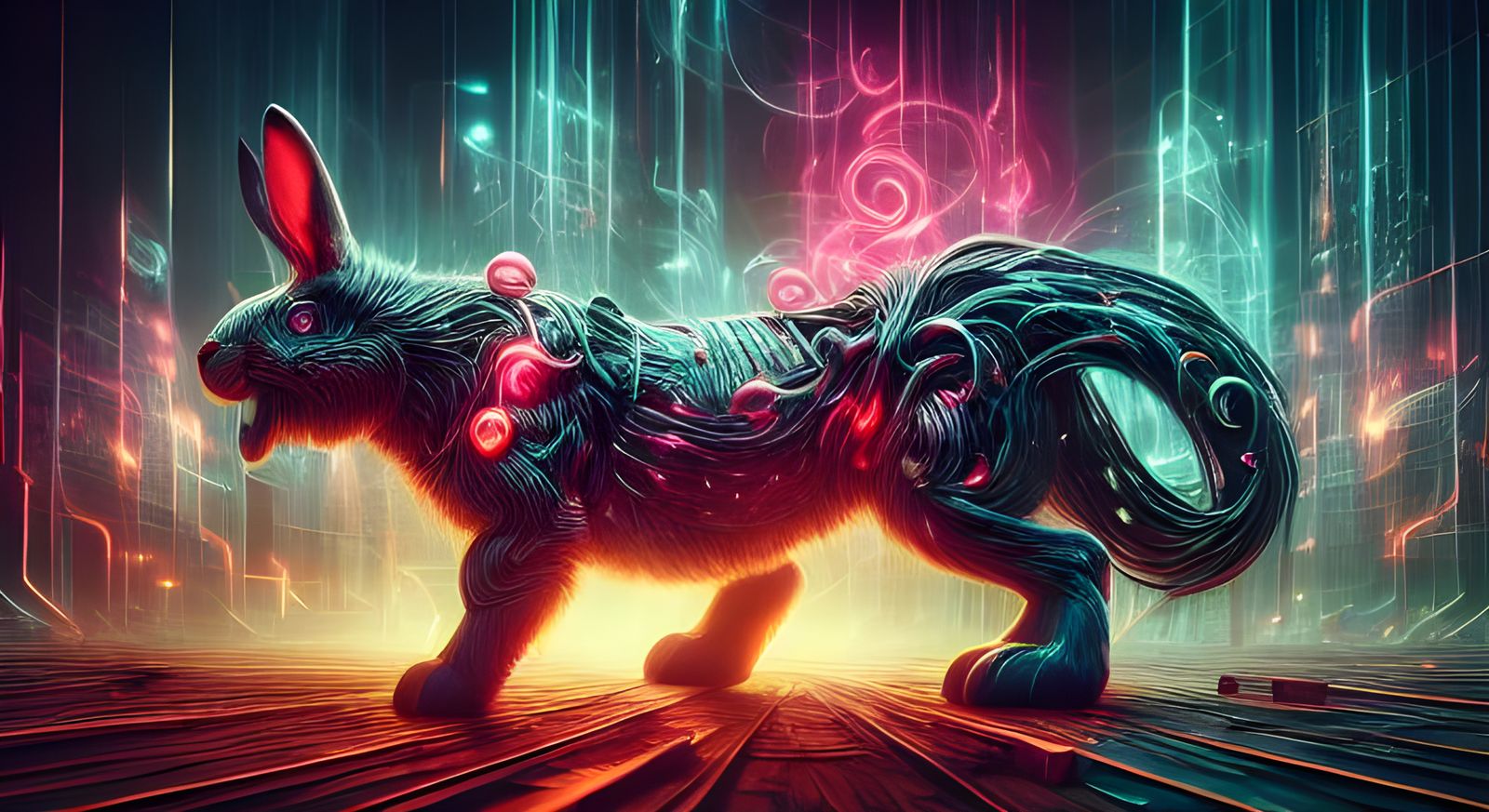 Chaotic Universe Dream in Hyperrealistic 3D