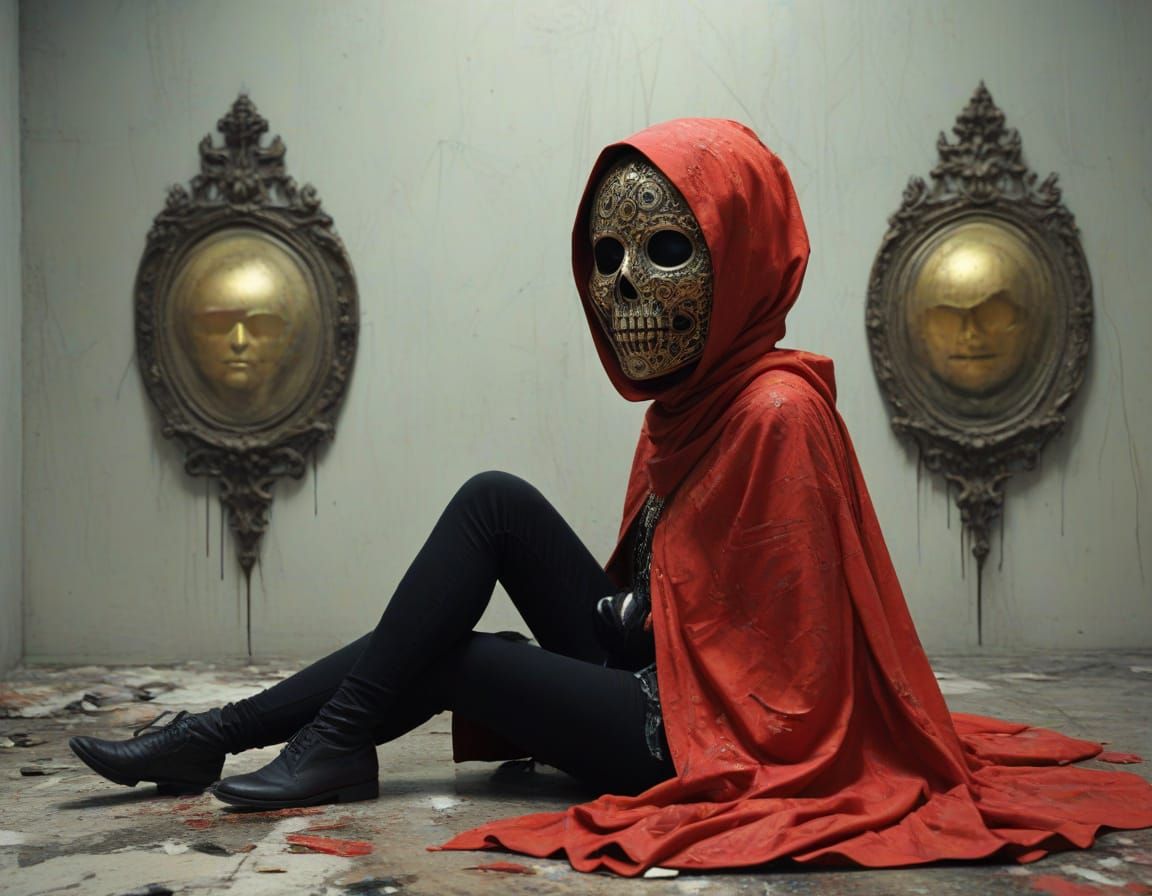 Red riding Hood at grandma's