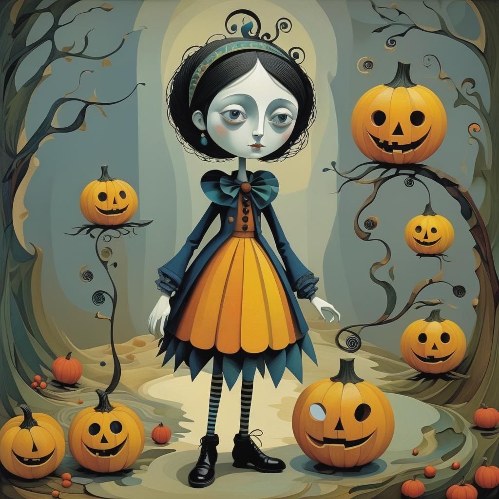 Abstract Vector Fractal with Zentangle and 3D Shading