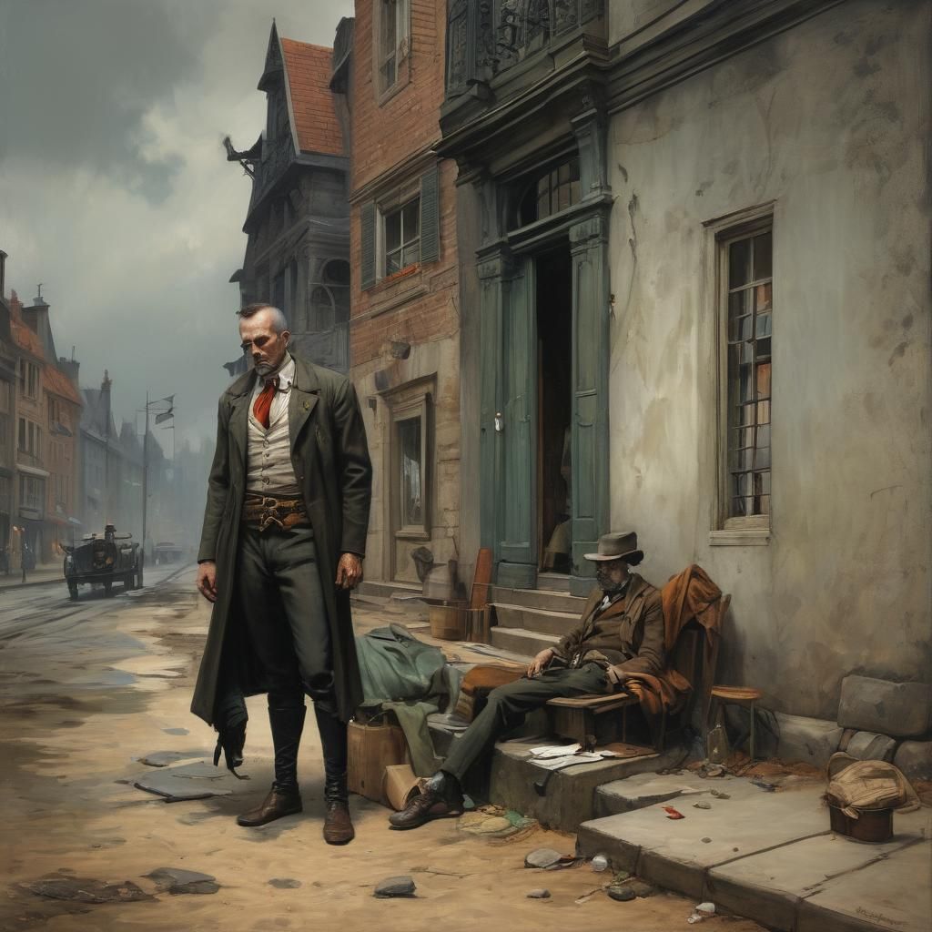 Grimdark Image in the Style of Historical Masters