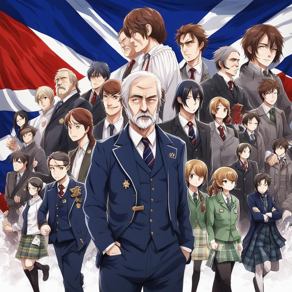 Scottish Politics in Anime Style