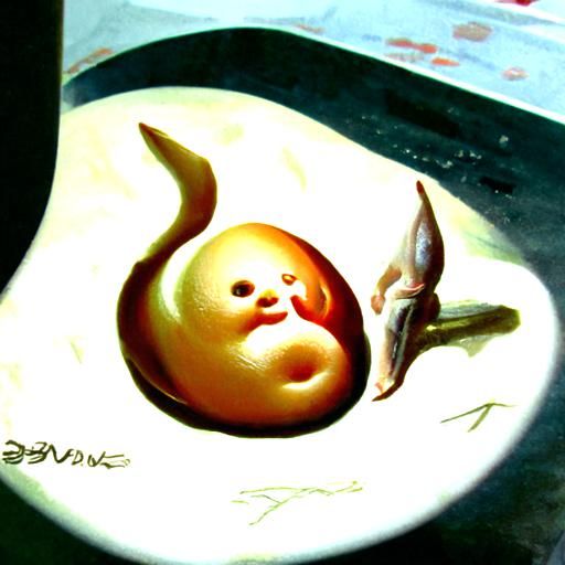 Sperm Egg Kewpie: An Oil Painting
