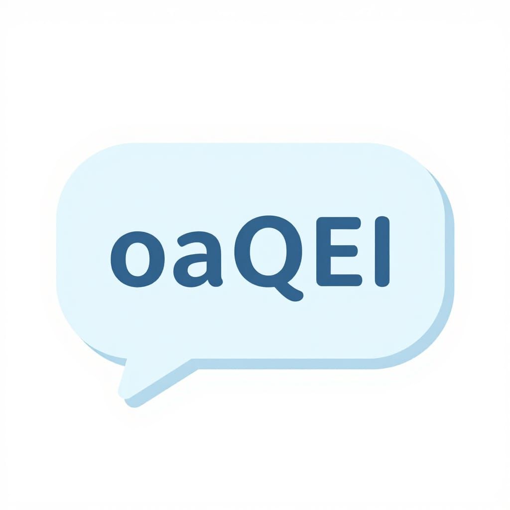 Minimalist Chat Bubble Vector Illustration