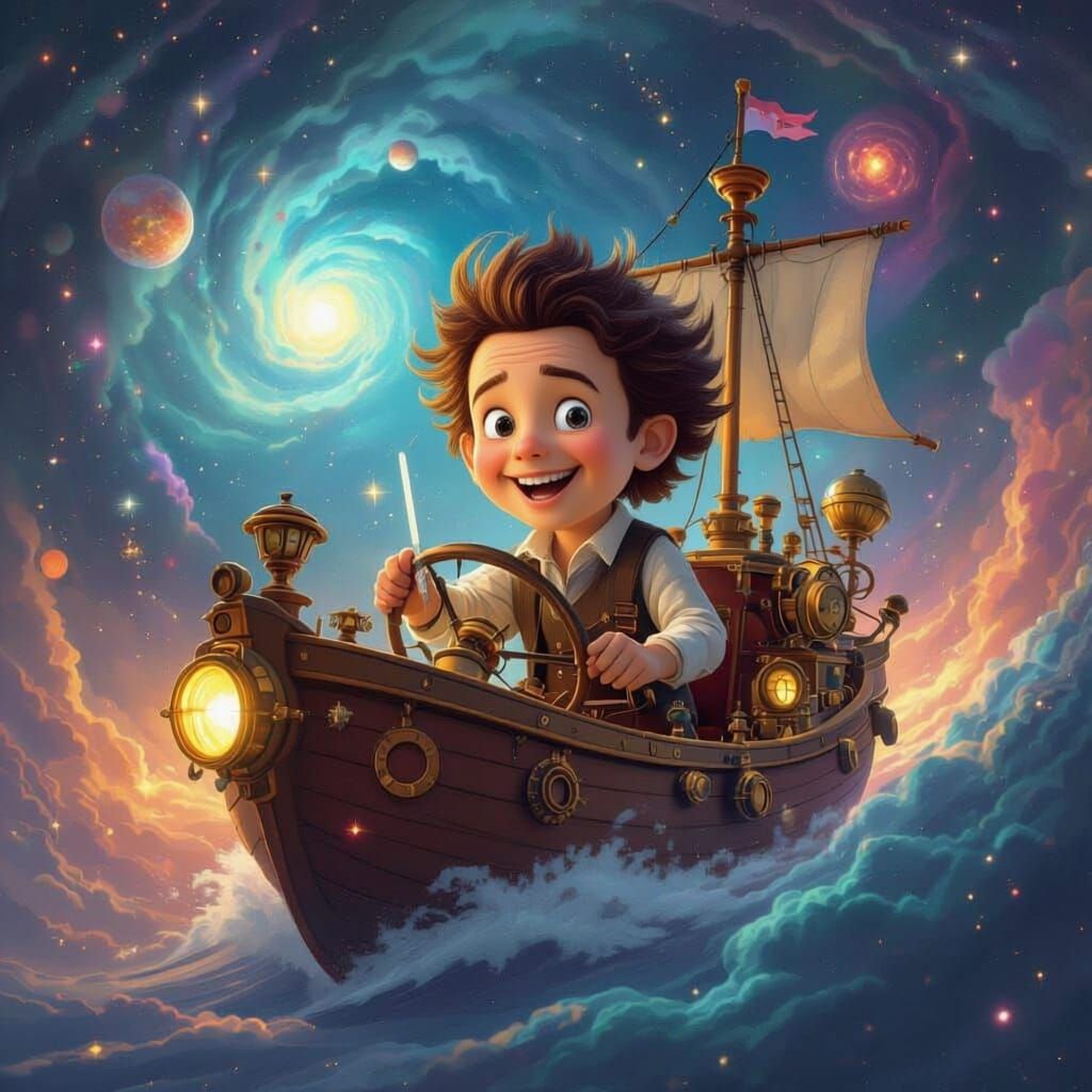 Young Einstein Embarks on a Science Adventure