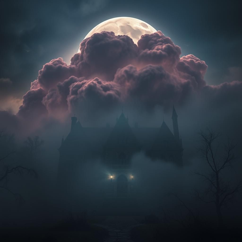 A big mysterious and evil cloud tries to gobble a mansion, w...