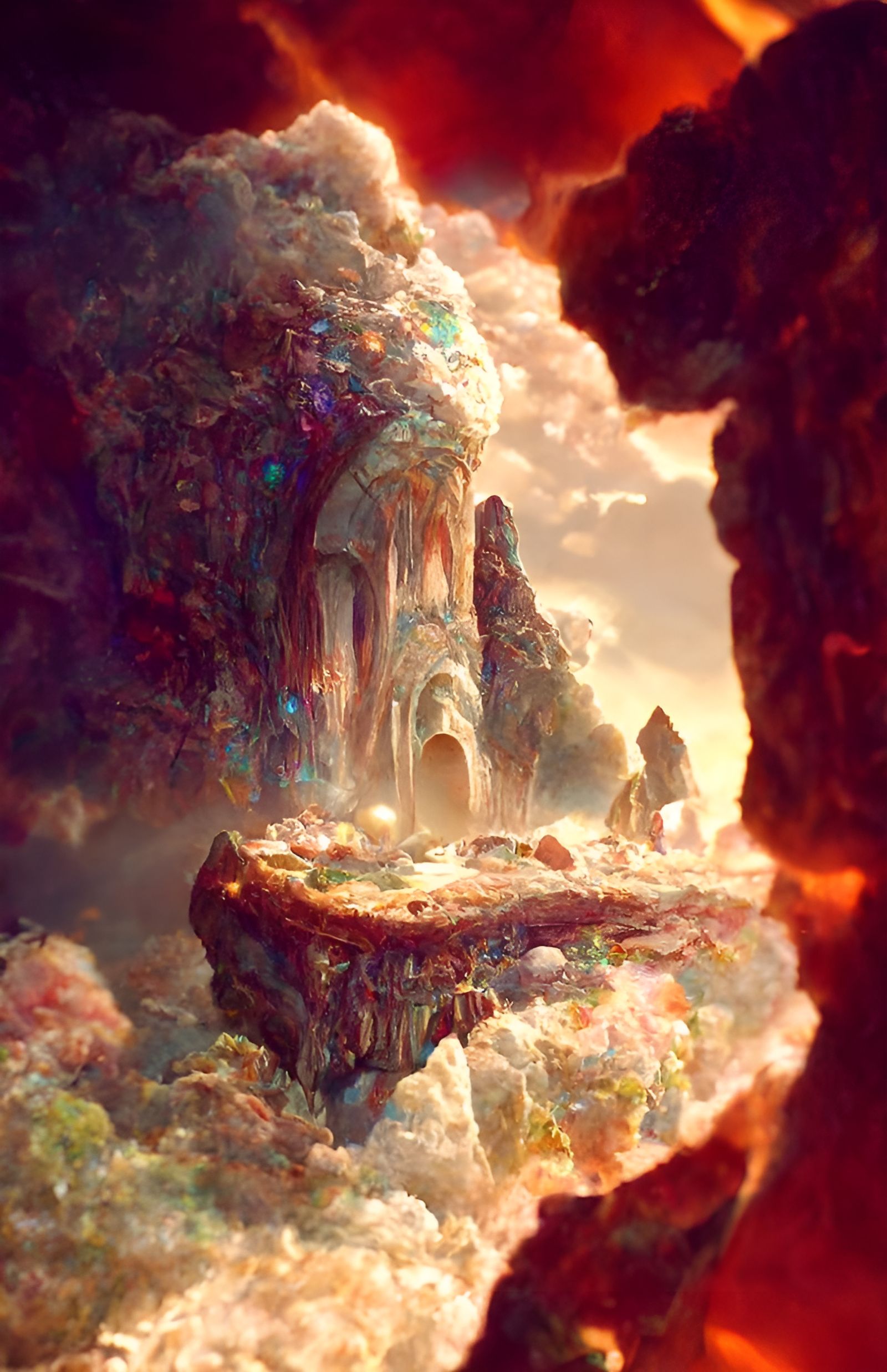 Magic Geode Portal to Alien Garden