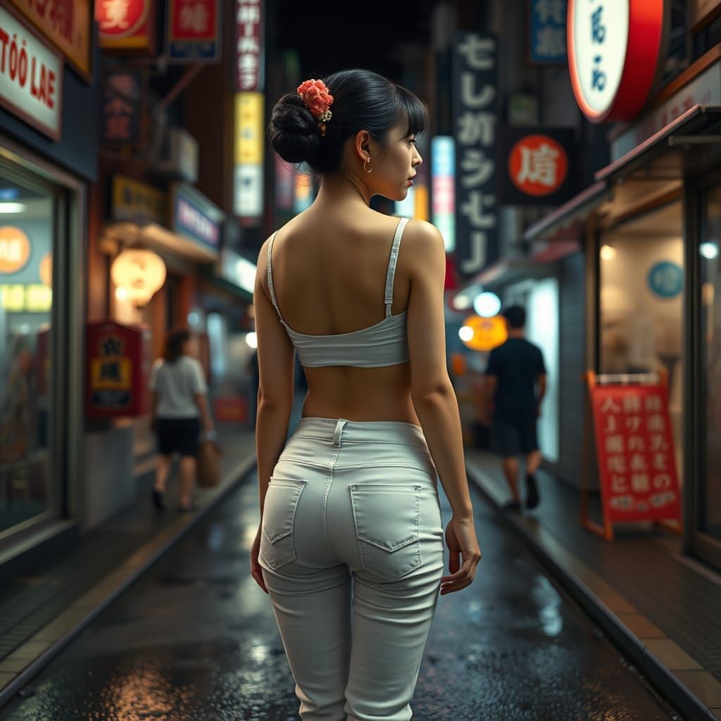 Geisha in Jeans: Tokyo Street Style Portrait