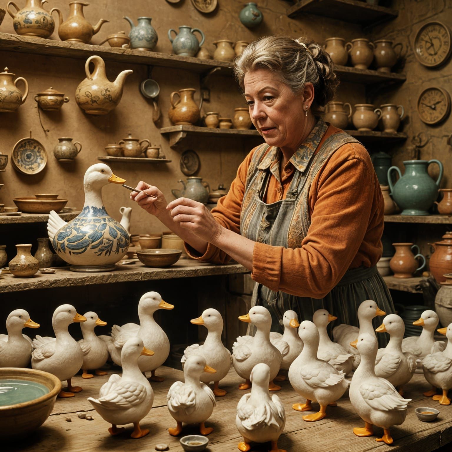 Hilda Ogden and Her Flying Ducks