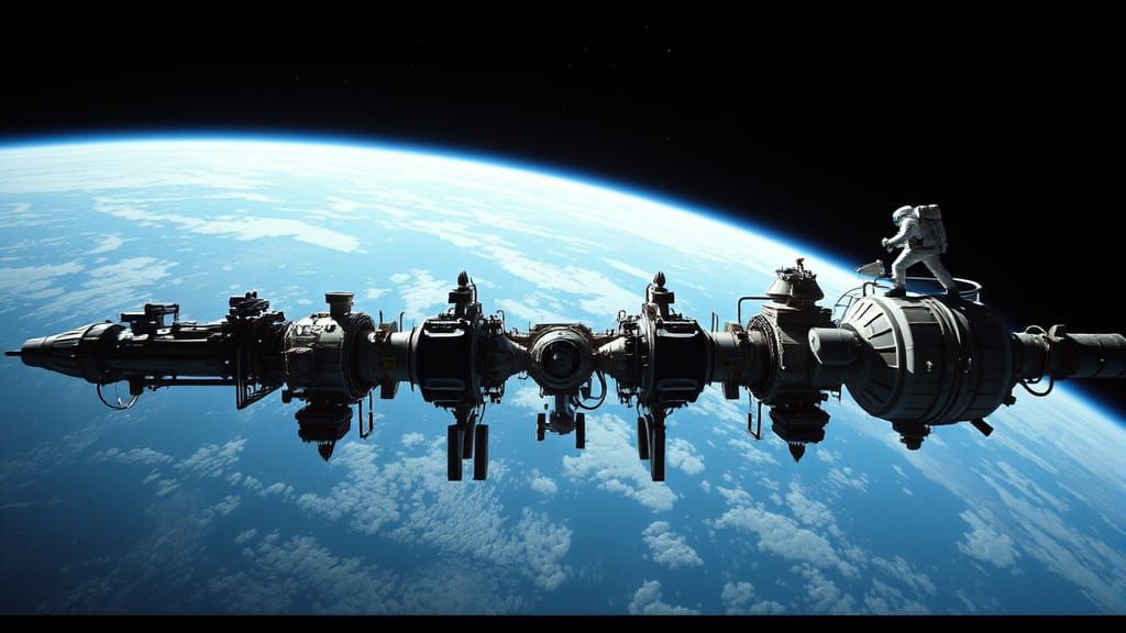 2001: A Space Odyssey Space Station View