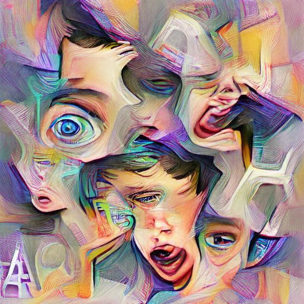 Colorful Abstract Flowing Lines Design