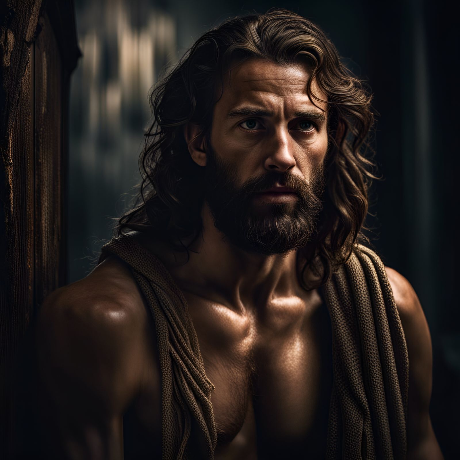 Hyperrealistic Depiction of John The Baptist
