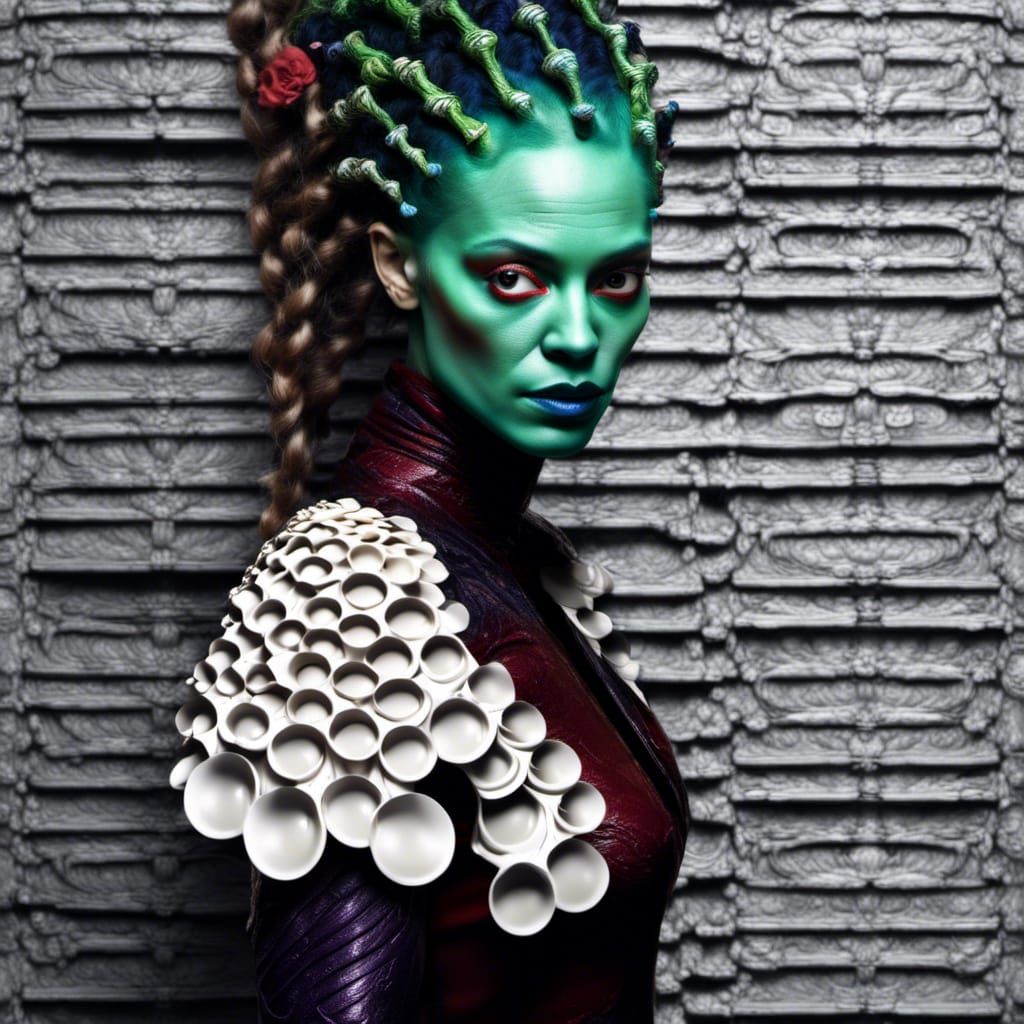 Art History Figures Party in Hyperrealism