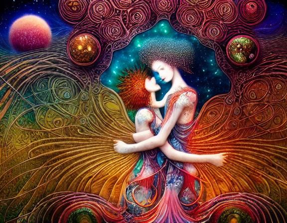 Embracing the Universe: A Fairytale in Rich Colors