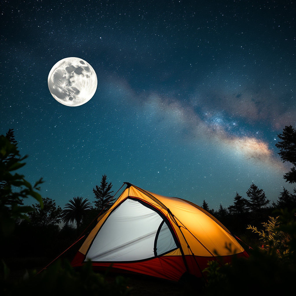Camping Under the Milky Way: Night Photography