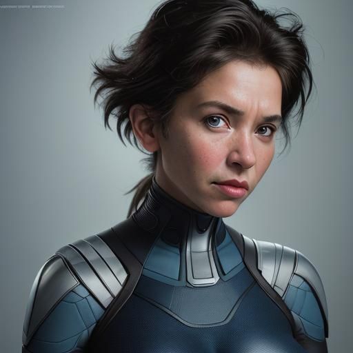 X-Men Rogue: Close-Up Professional Color Portrait
