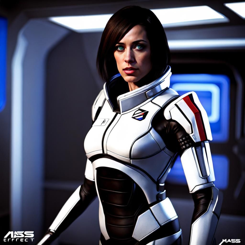 Ashley Williams from Mass Effect: An AI Interpretation