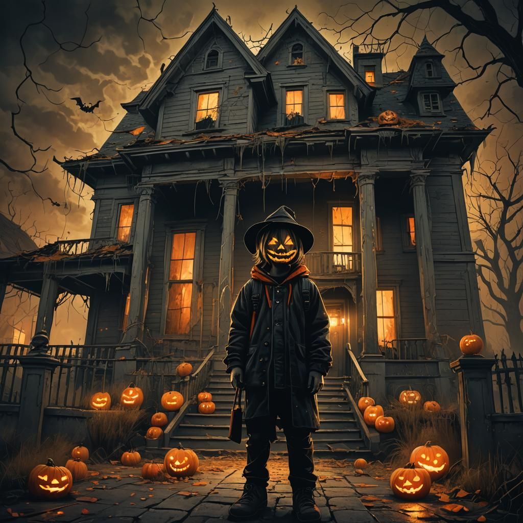 Spooky Mansion: A Dark Fantasy Halloween Night