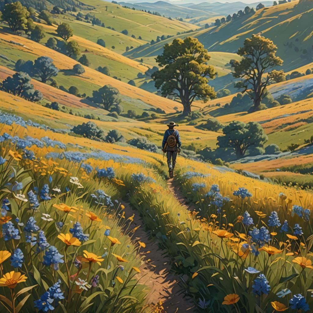 Boundless Country Field: A Matte Painting in Unreal Engine