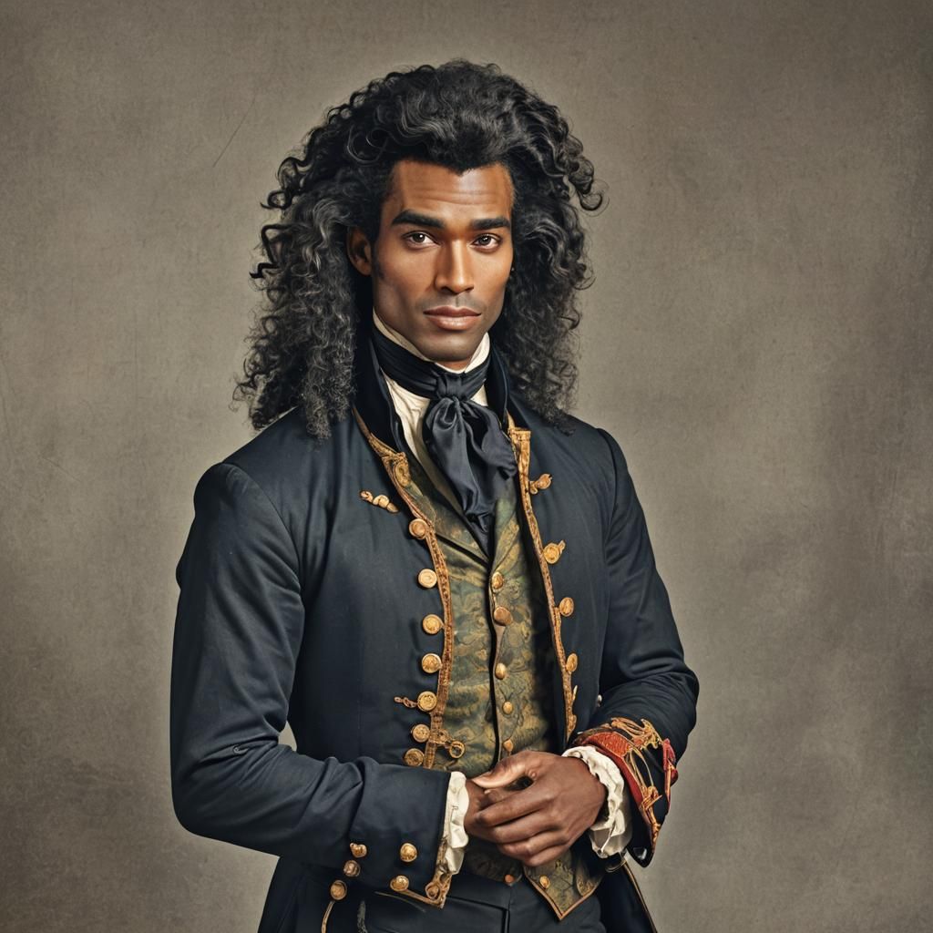 Handsome 18th century man