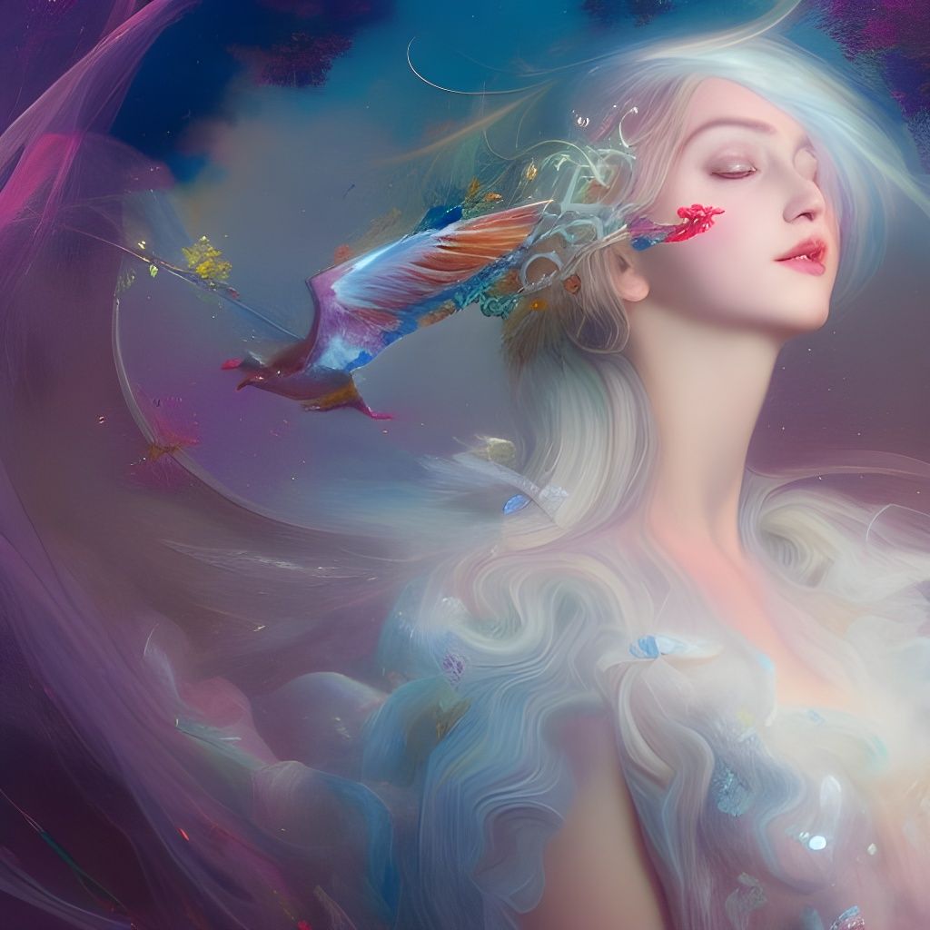 Dove of Dependence: Hyperdetailed Concept Art