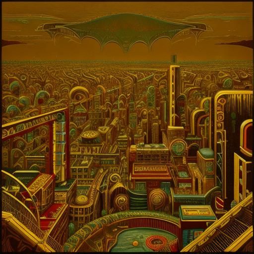 Photorealistic Scene in Kay Nielsen Style