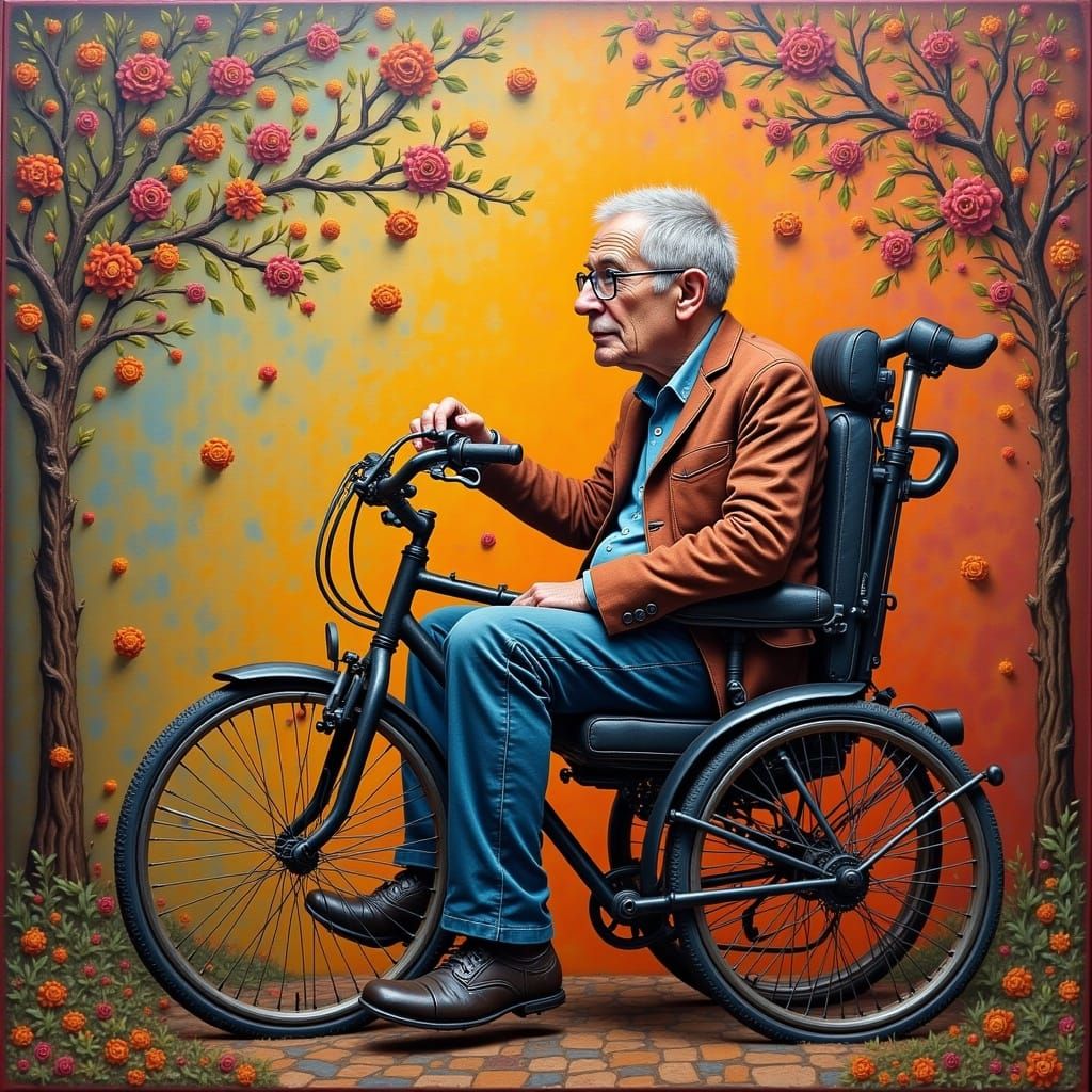 Stephen Hawking Rides a Bicycle: Mixed Emotions