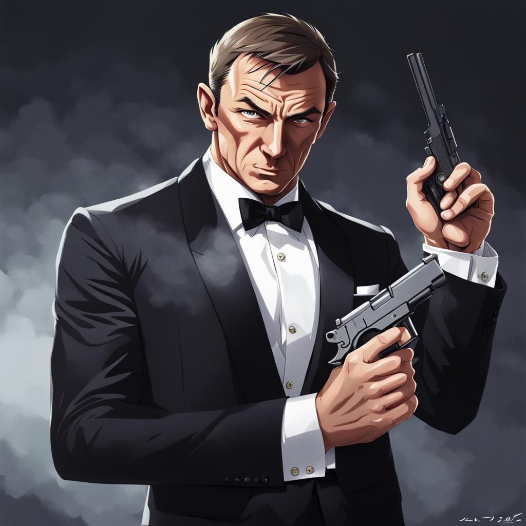James Bond's Anime-Style Spy Dismissal