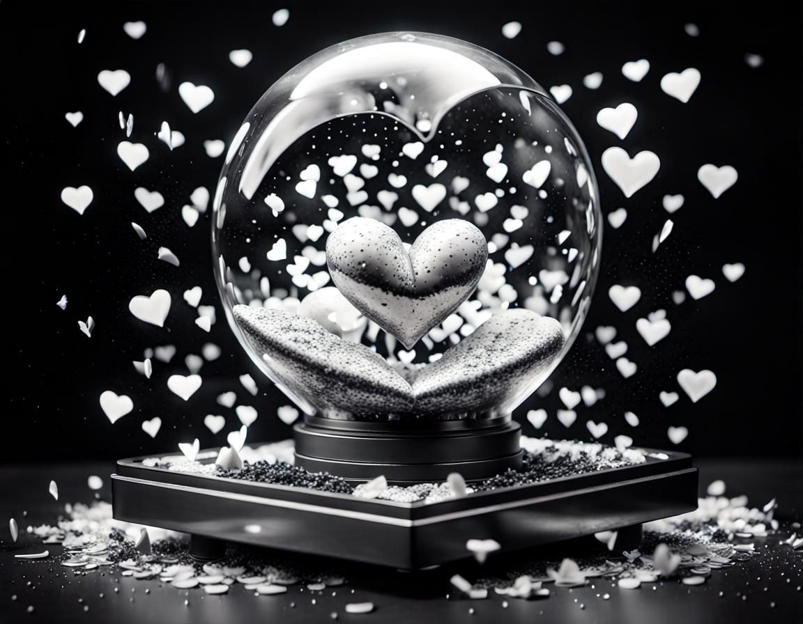 Disintegrating Metallic Heart in Black and White Universe