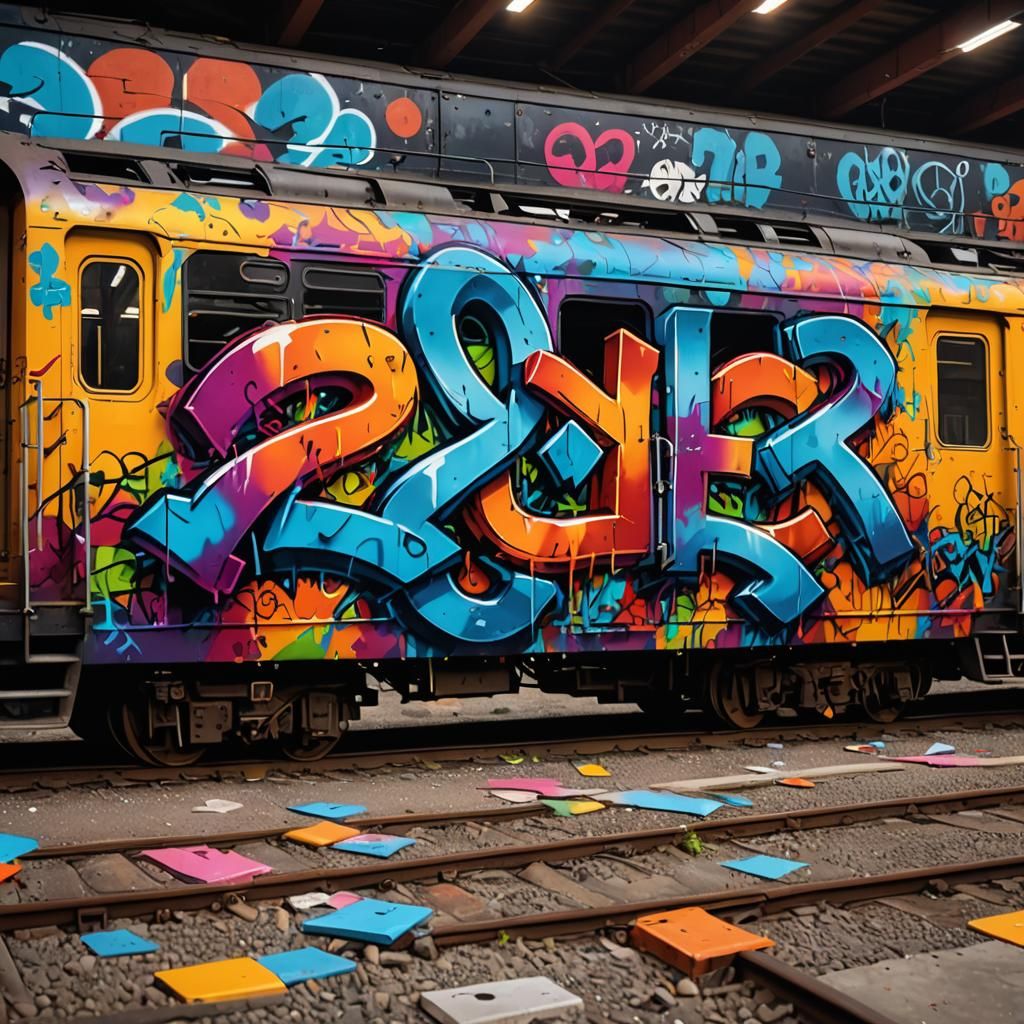 meaning of life spray painted as graffiti