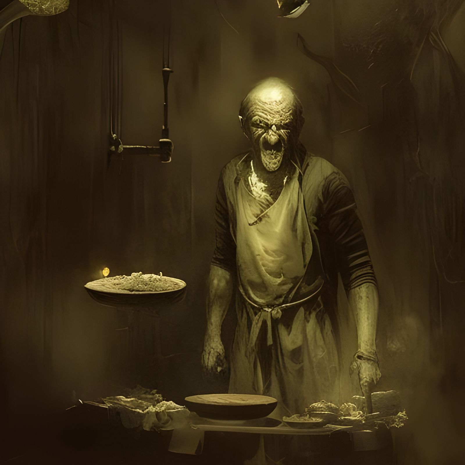 Sinister Cook in Horror Style