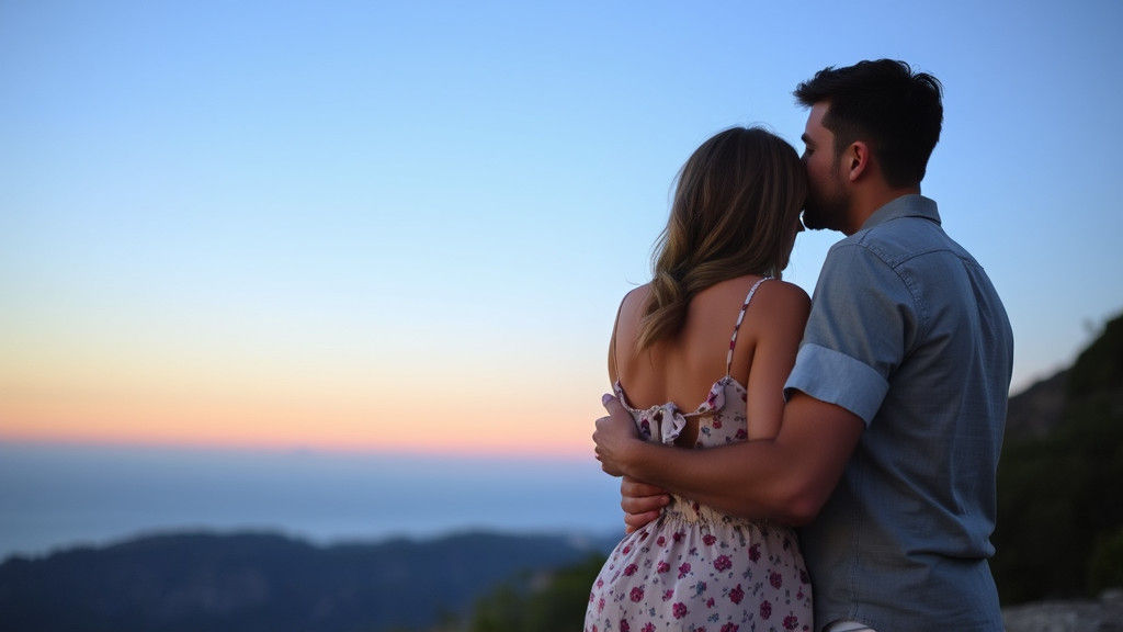 Two Lovers United in Digital Art