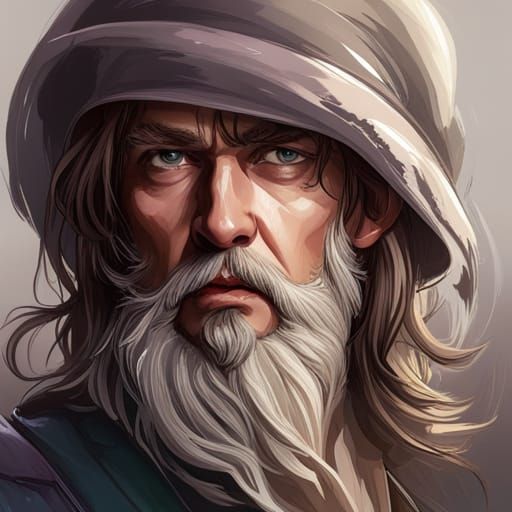 Tom Bombadil Portrait in Artstation Style