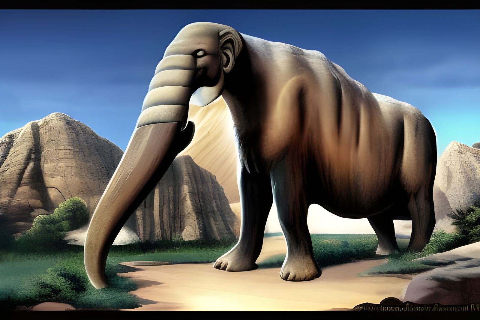 Ancient Pagan Demoihtiomastodon Image