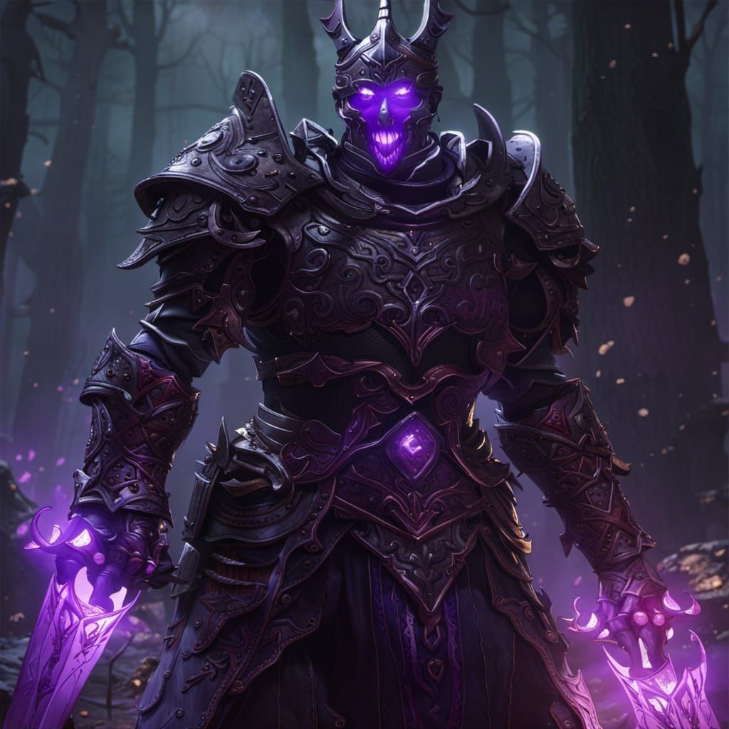 Meadevil Knight in Dark Fantasy Concept Art