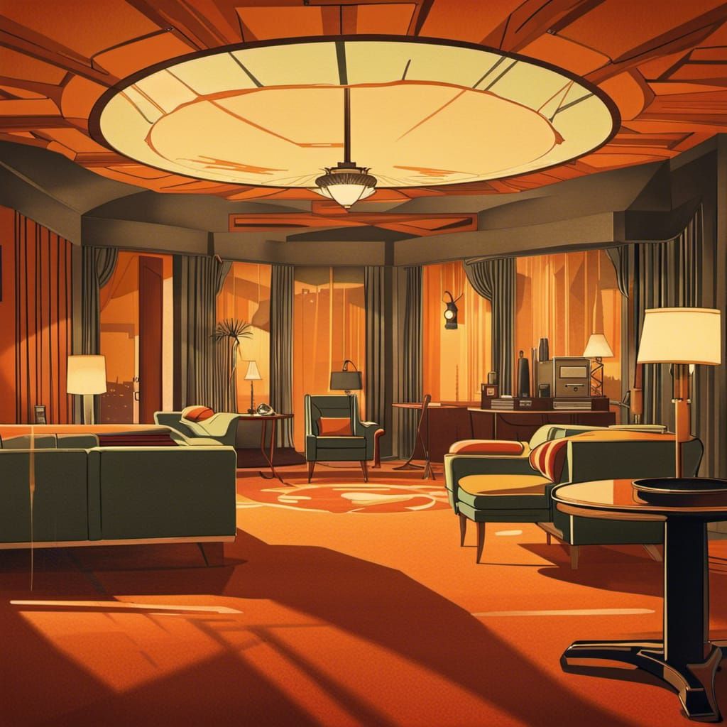 1960s Cold War Spy Thriller Movie Set