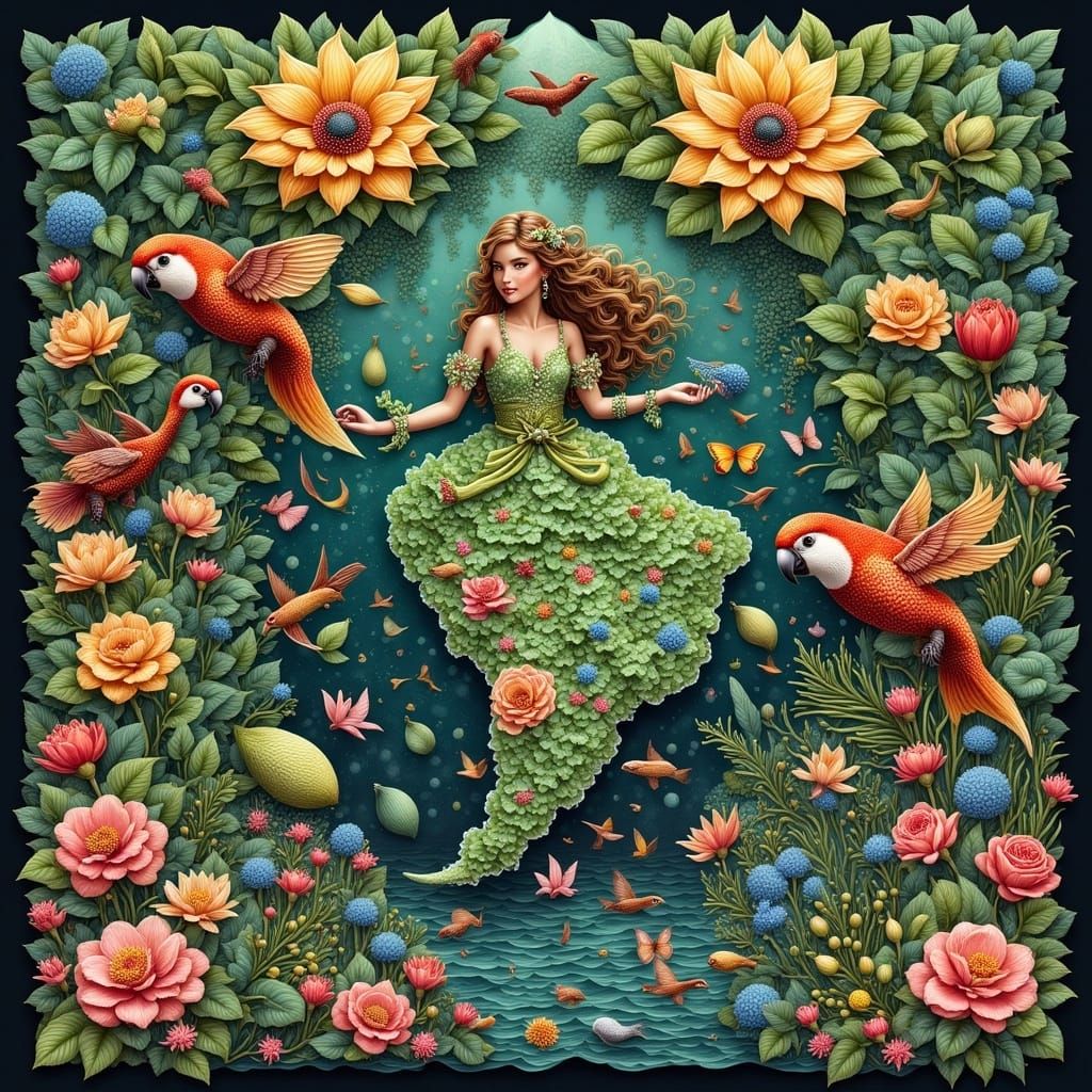 <lora:Vintage Steam:1.0> Close up illustration of Brazil, th...