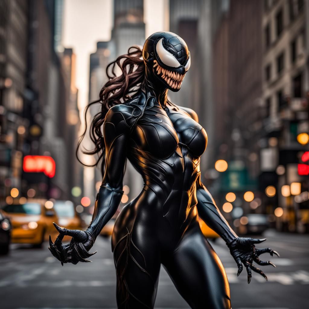 Seductive Female Venom in NYC: Professional Photography