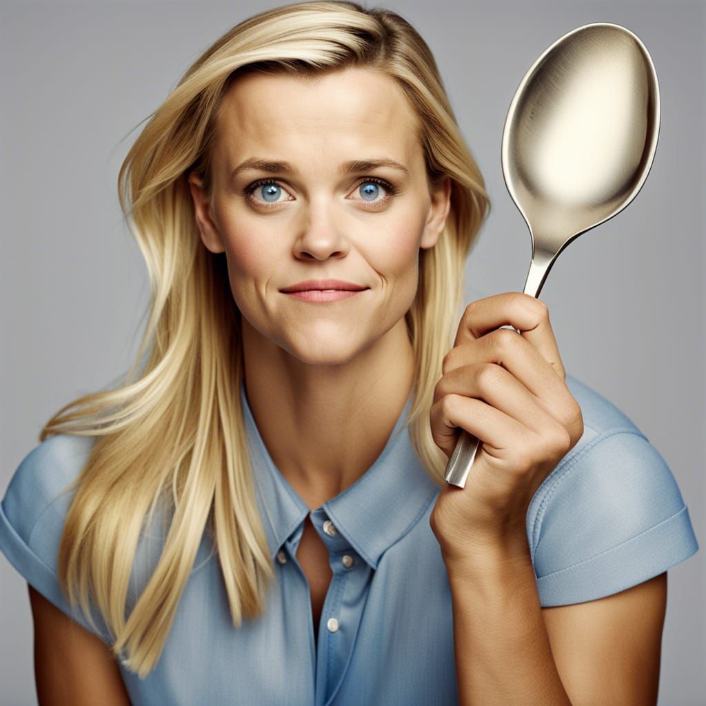 Reese with her Spoon