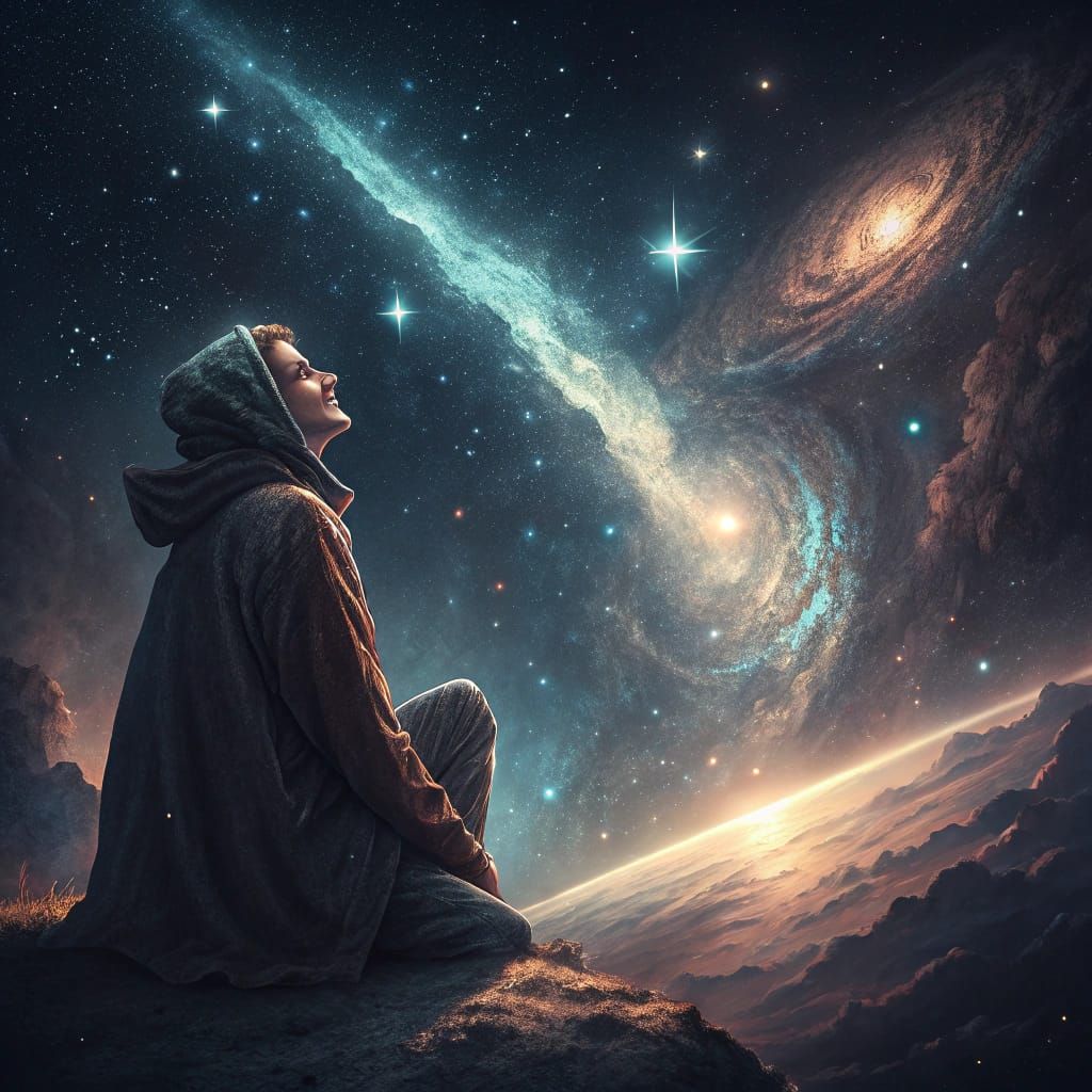 Cosmic Ballad in Celestial Hues