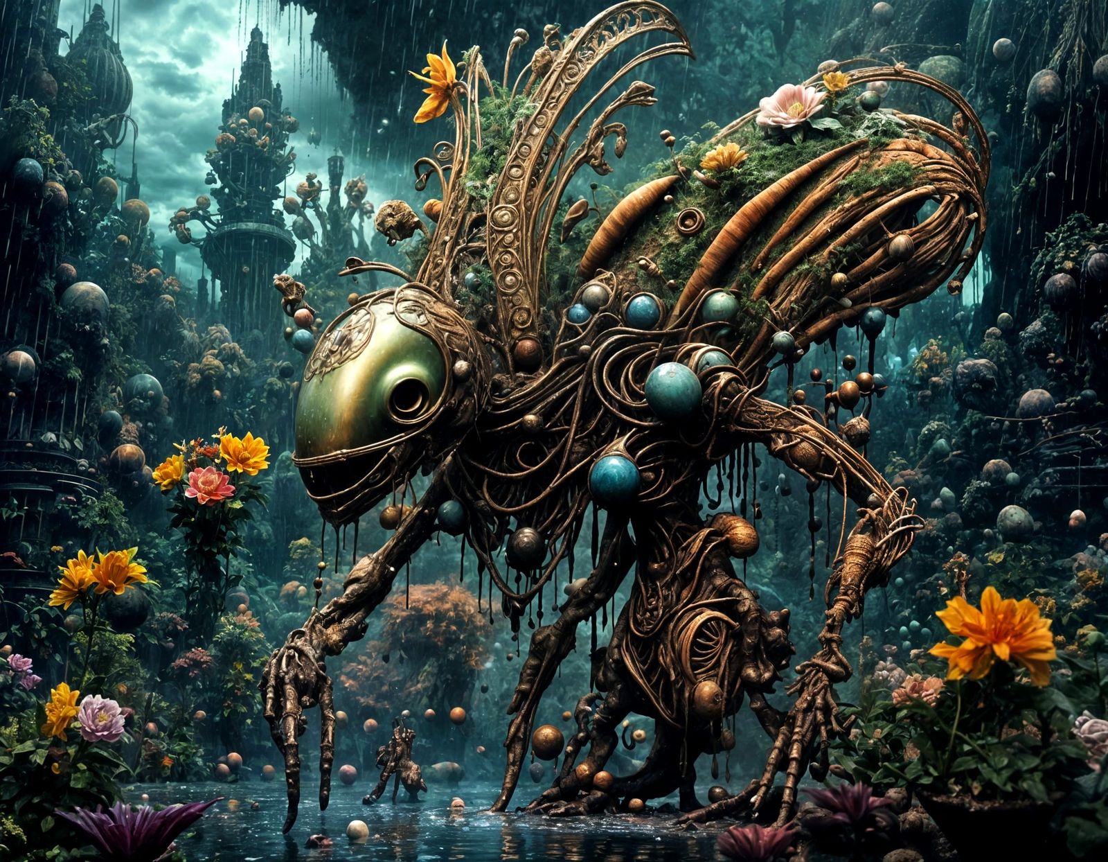 Spectacular Chaos: Aliens, Plants, and Planets Dancing