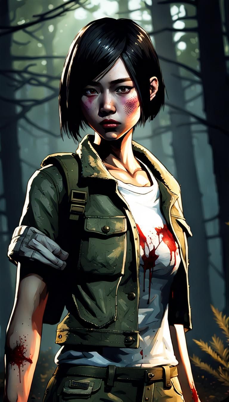 Feng Min Stares Down Her Stalker.