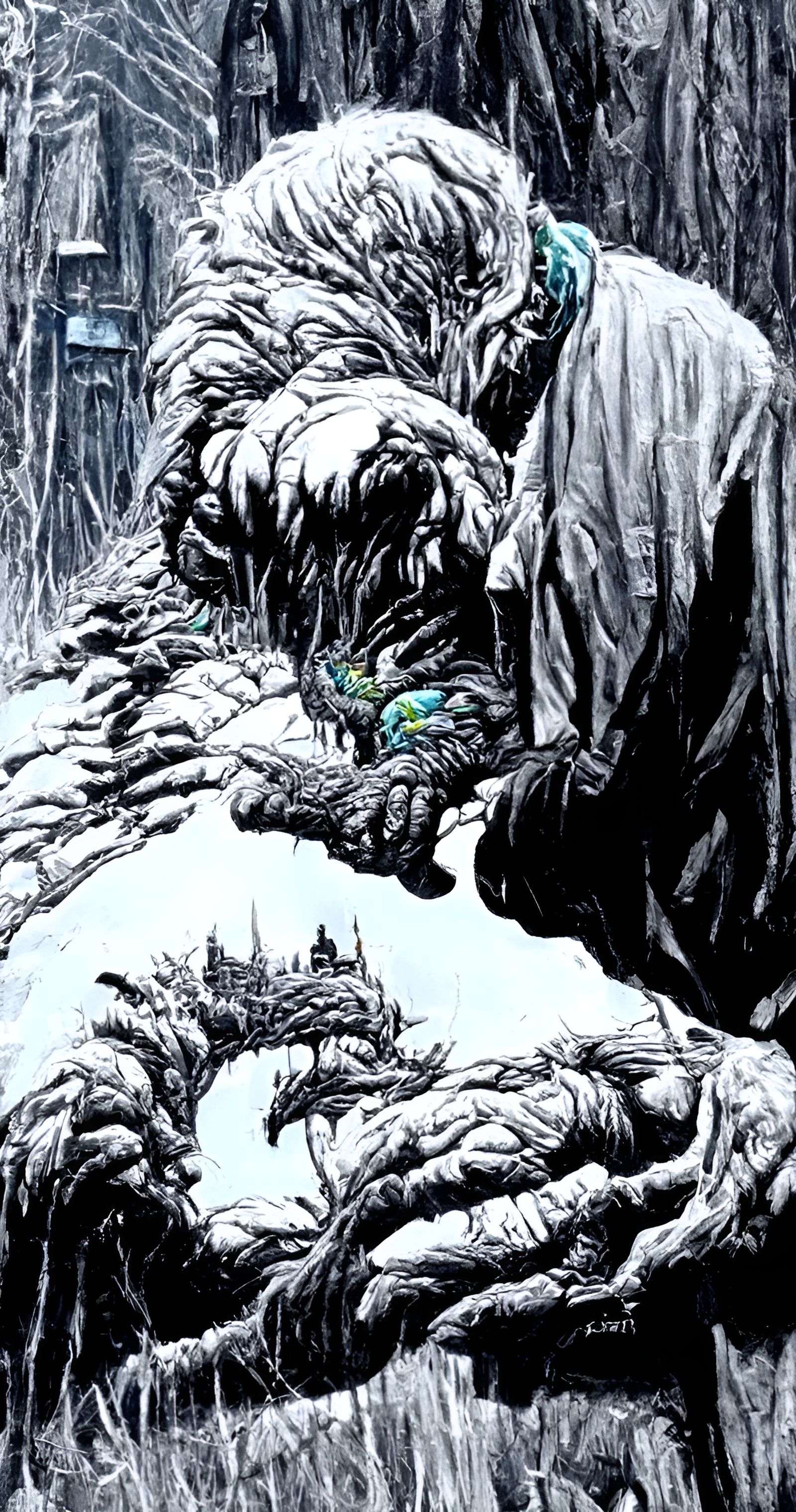 Surreal Comic Art Inspired by Wrightson and Mumford