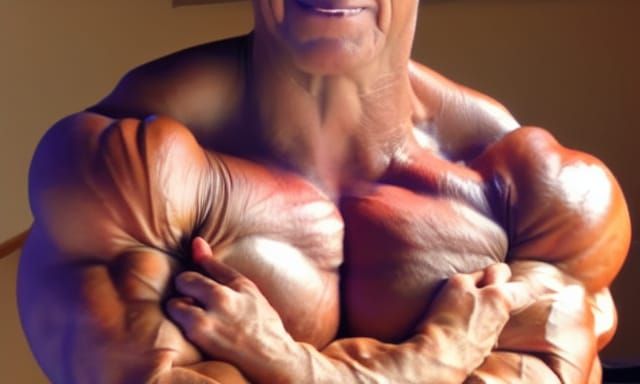 Muscular Bodybuilder Grandma with Ripped Physique