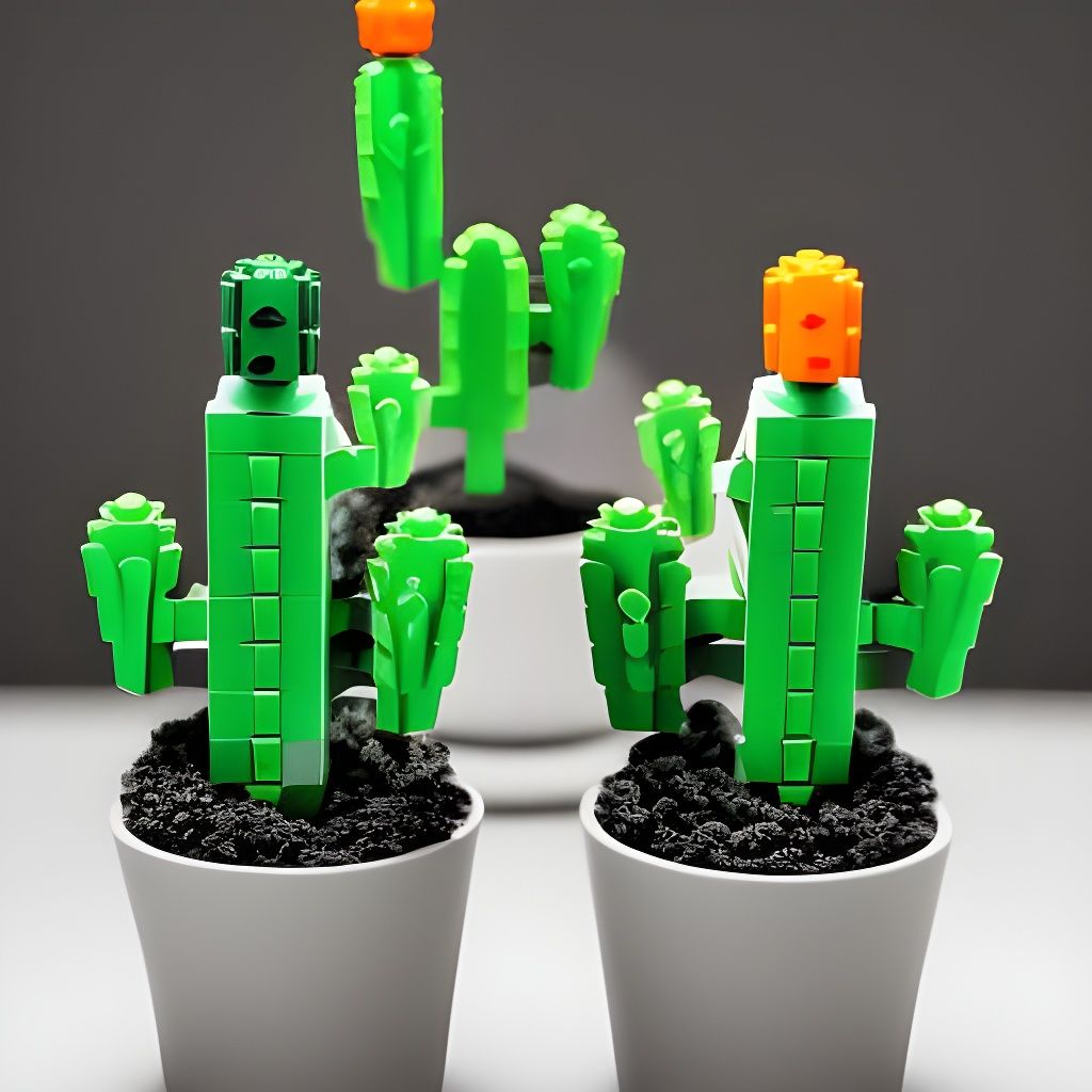 Lego Cactus-Men Cartel War in Lego World