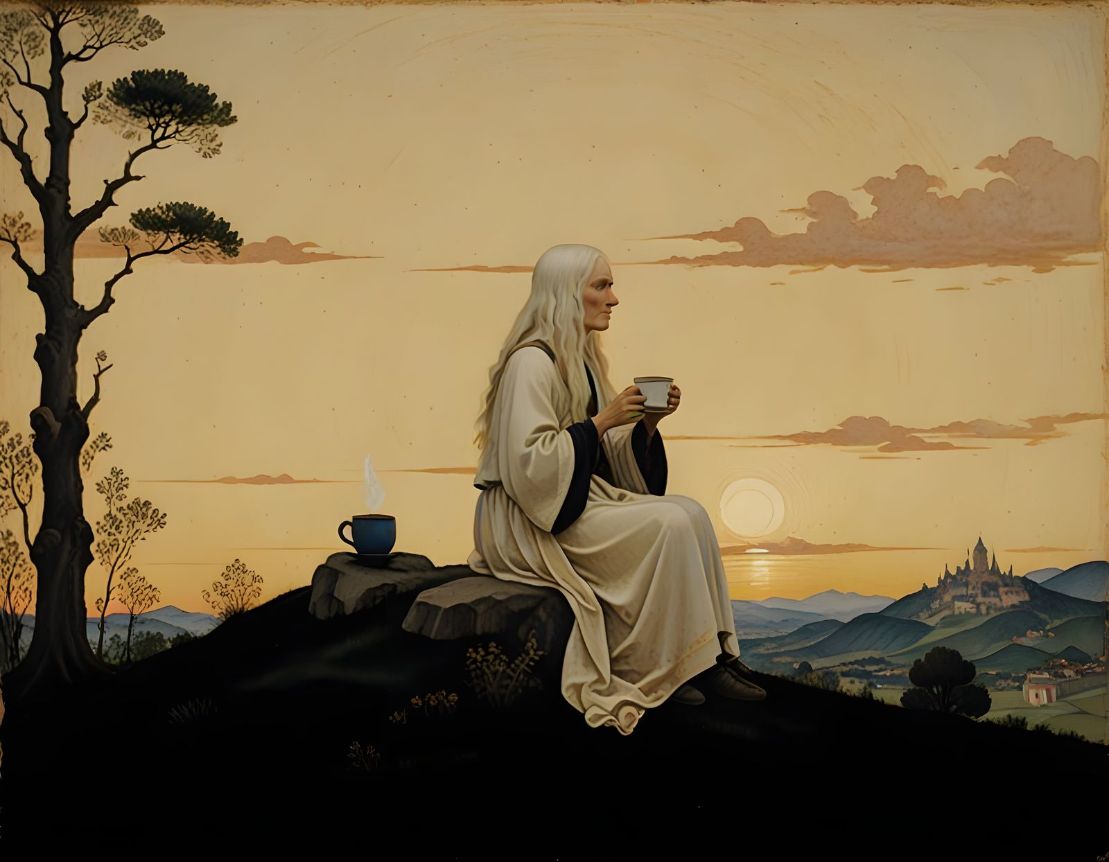 Waiting for a friend